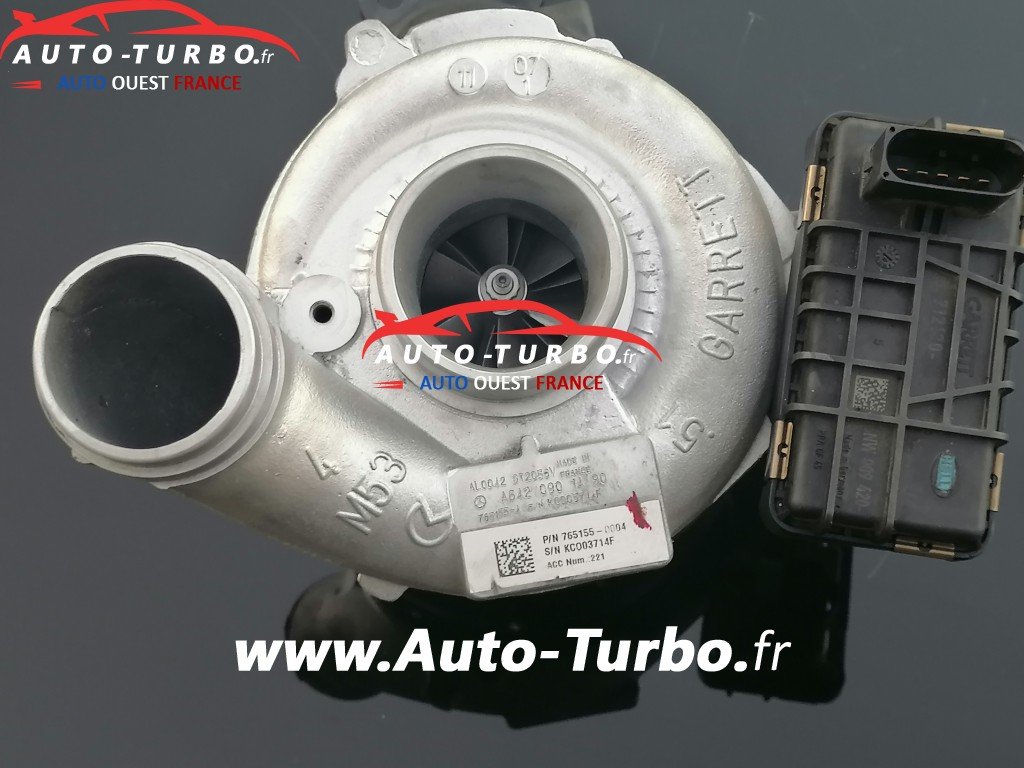 Turbo Mercedes-PKW SPRINTER II 218 CDI 185 cv  765155-5007S 765155-5004S 765155-0007 765155-0004 757608-0001 743507-0009 6420904980 6420903080 6420901480 6420905980