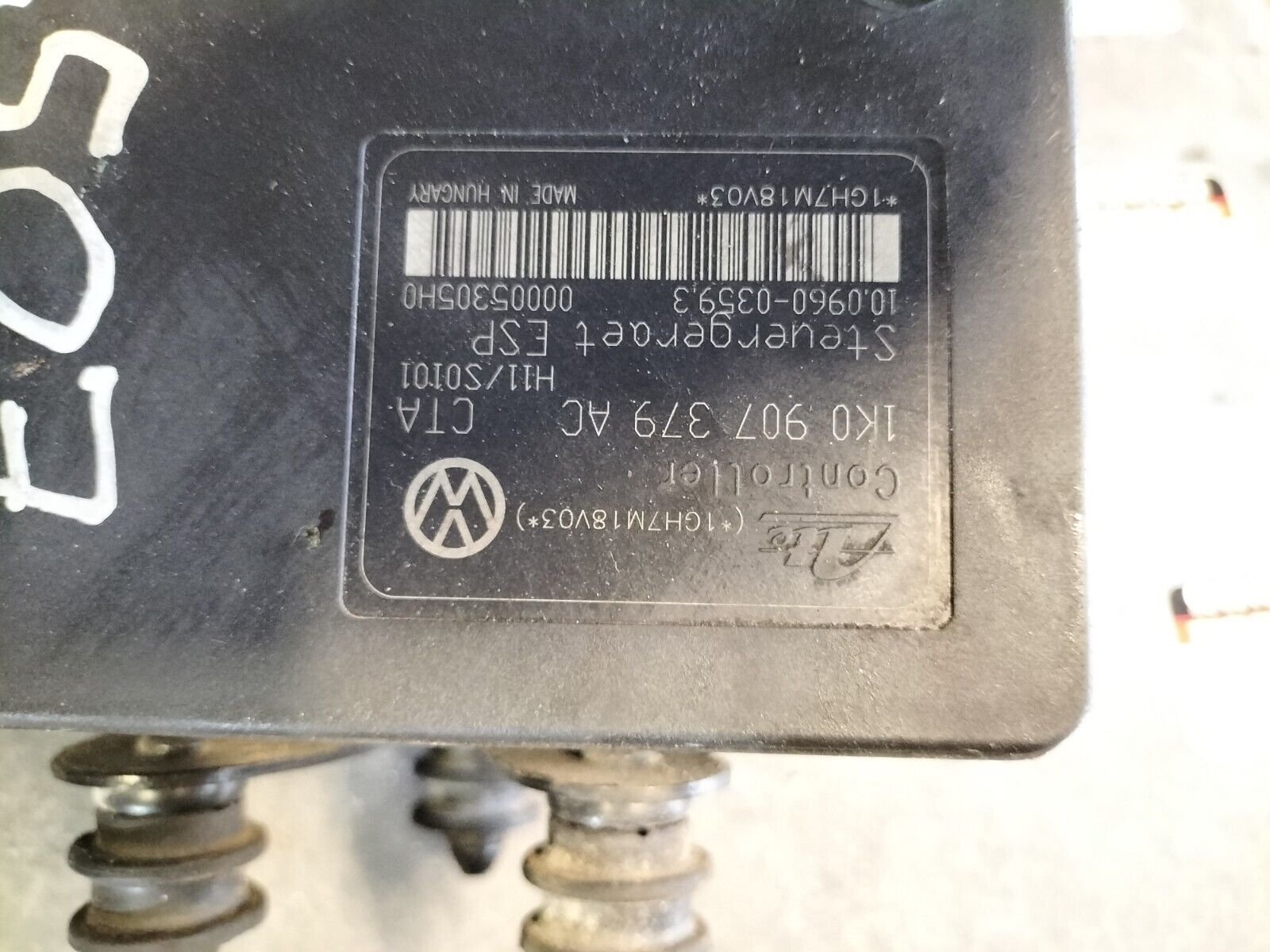 BLOCK ABSVW AUDI SEAT SKODA 2L TDI 140 CH ATE 100960-03593, 1K0614517 AE