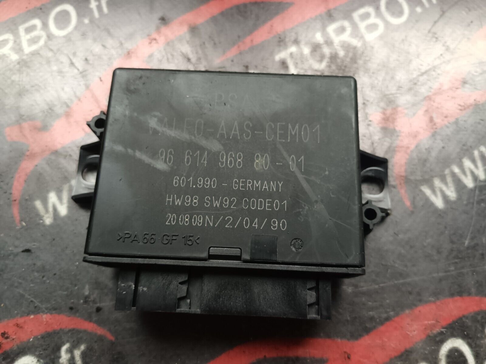 CALCULATEUR RADAR RECUL CITROEN C4 1.6VTI 90CH COUPE REFERENCE: 9661496880