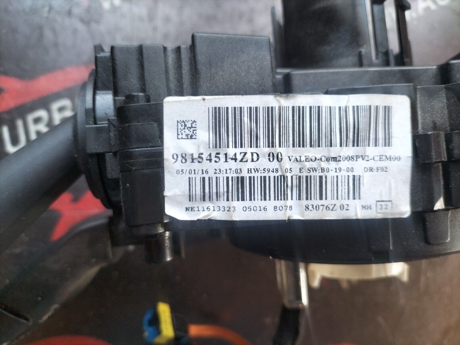 COMMODOS REGULATEUR VITESSE   PEUGEOT 308 PHASE 2 98154514ZD