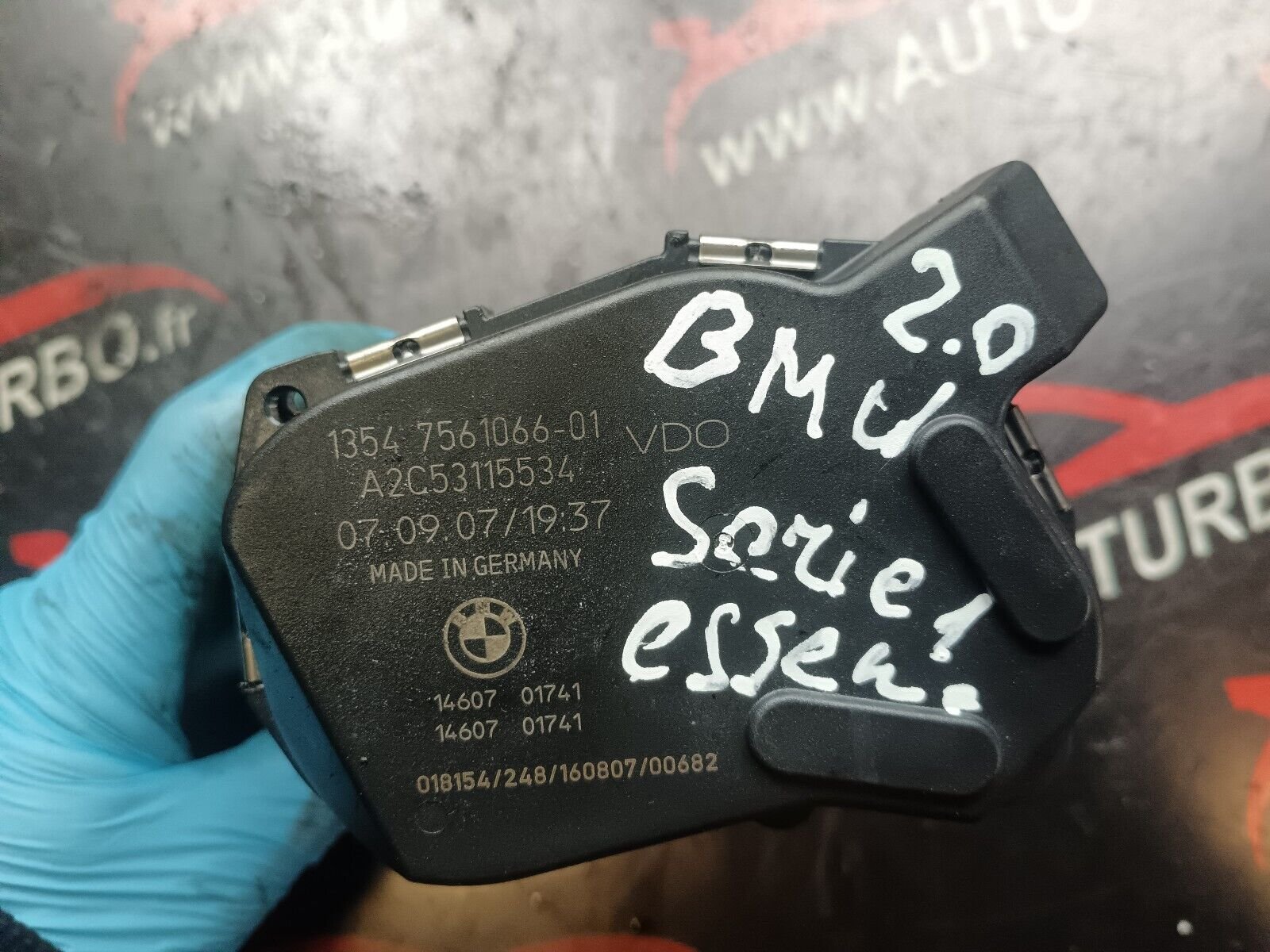 BOITIER PAPILLON BMW SERIE 1 E87 120i REFERENCE: A2C53115534