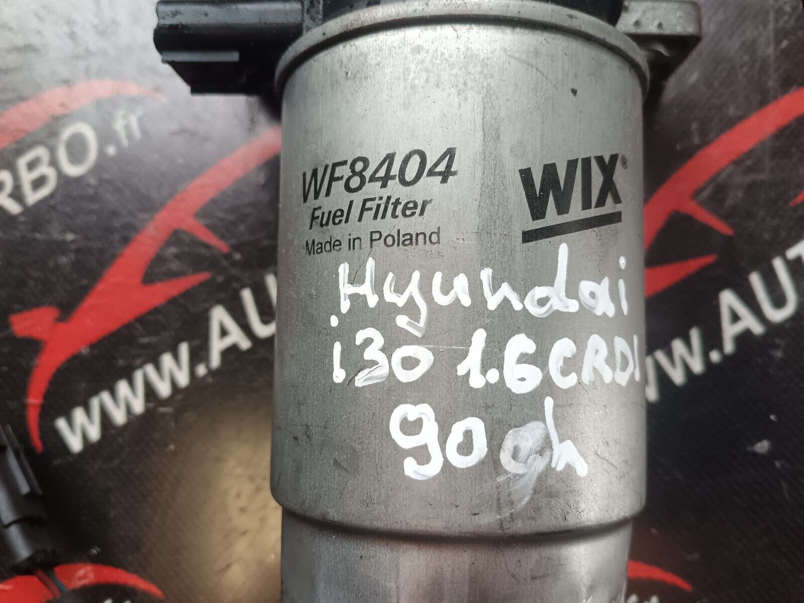 SUPPORT FILTRE A CARBURANT HYUNDAI i30 1.6CRDI 90CH REFERENCE: WF8404