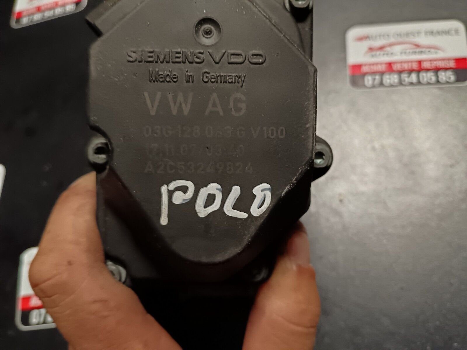 BOITIER DE PAPILLON  VOLKSWAGEN POLO 1.4 TDI REFERENCE: A2C53249824