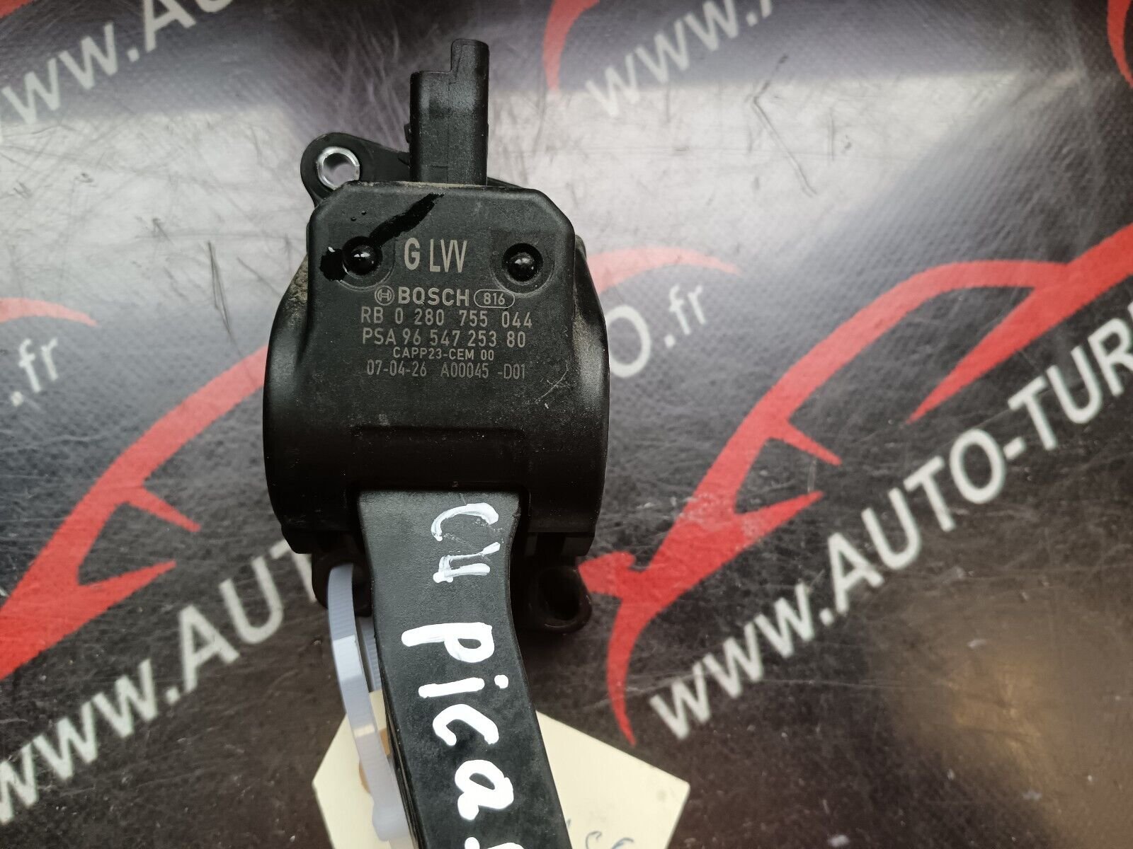PEDALE ACCELERATEUR C4 PICASSO REFERENCE: 9654725380