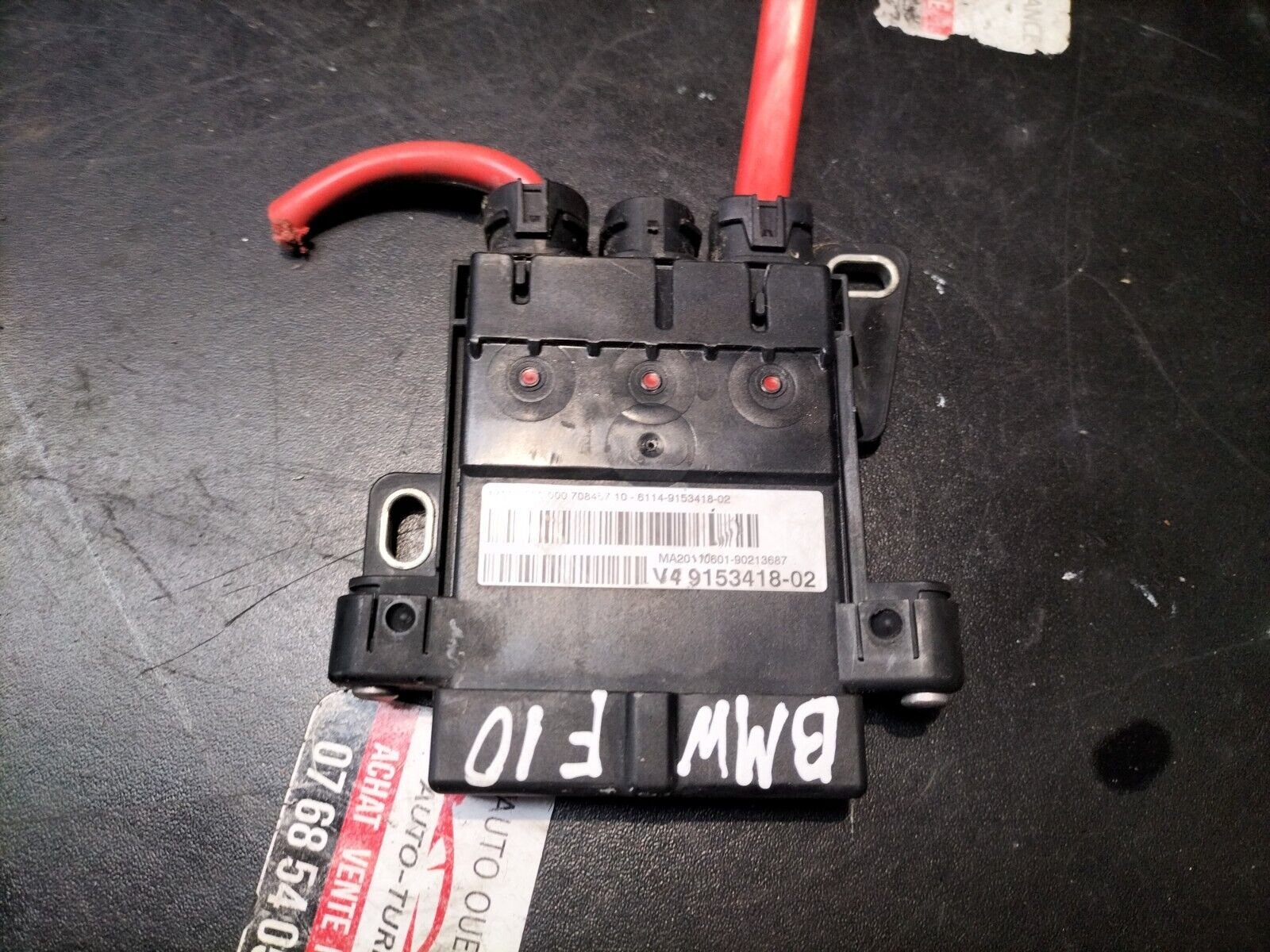 RELAIS/RESISTANCE DISTRIBUTEUR  PUISSANCE  BMW F10 9153418-02,6114 9153410