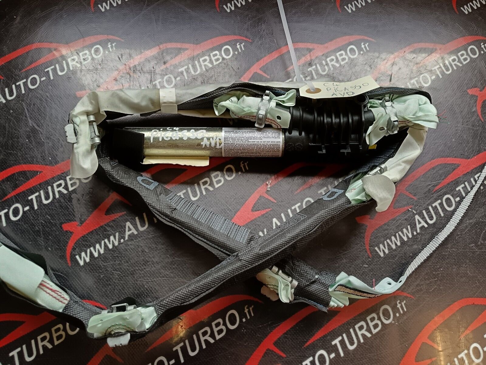 AIRBAG RIDEAU AVANT DROIT CITROEN C4 PICASSO REFERENCE: 9654114980