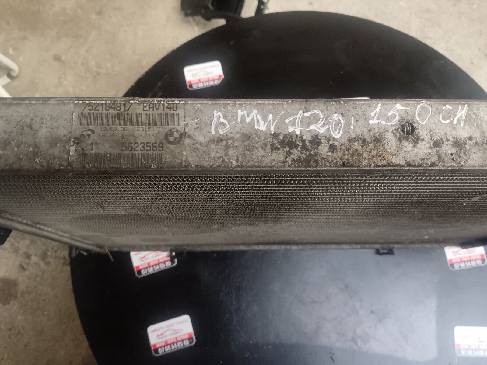 RADIATEUR D'EAU BMW SERIE 1 120i 150CH REFERENCE: 752184817