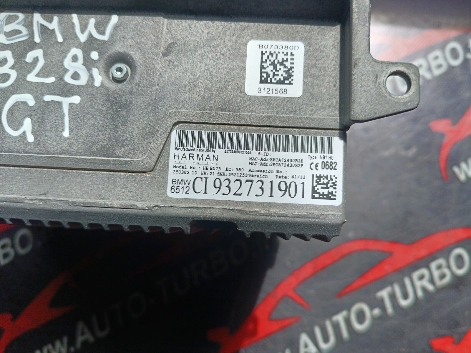 LECTEUR CD + NAVIGATION HARMAN BMW 328i GT F34 REFERENCE: CI932731901