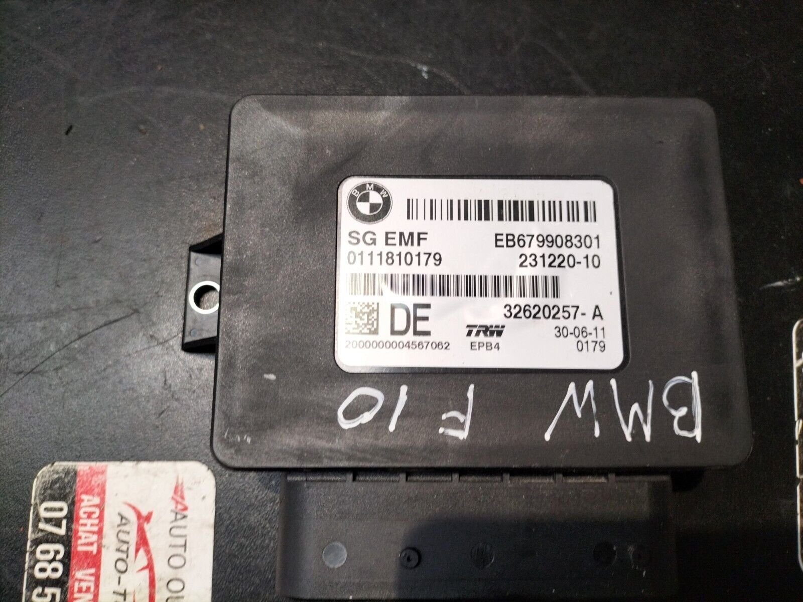 MODULE ELECTRONIQUE FREIN A MAIN BMW F10 EB679908301, 231220-10