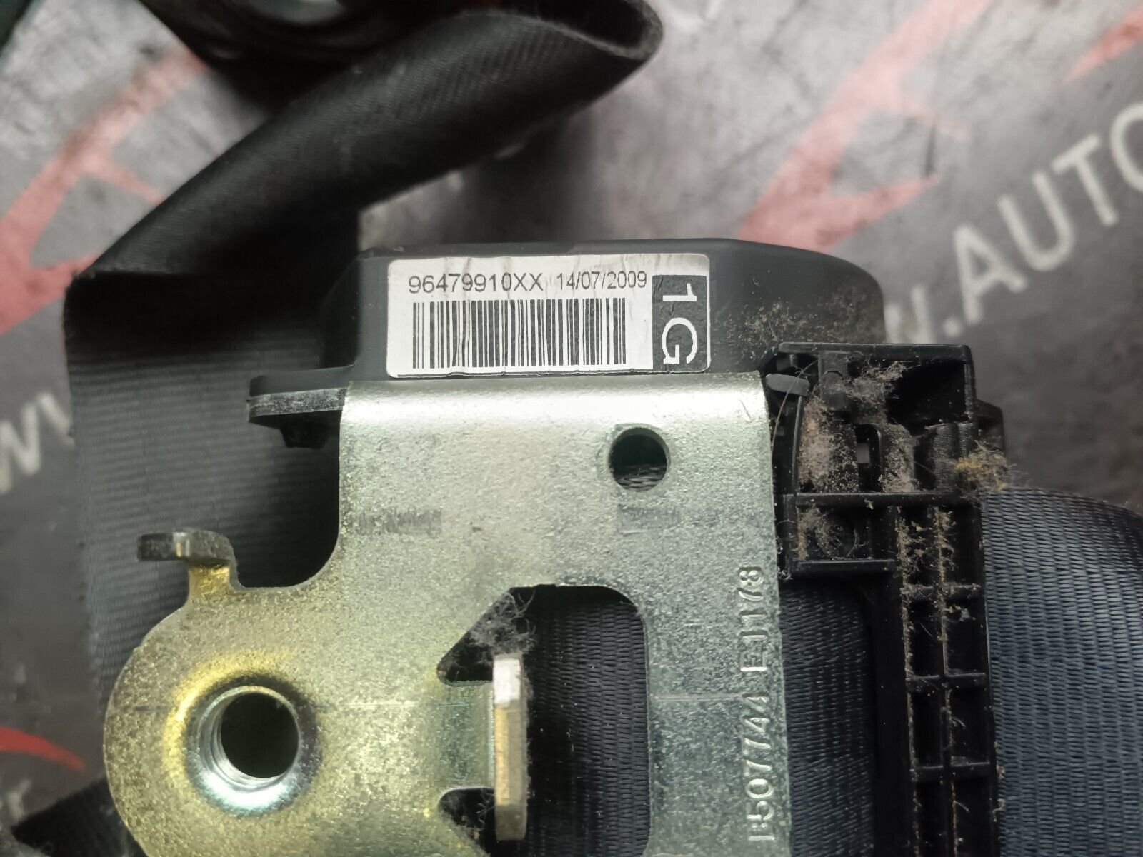 CEINTURE DE SECURITE AVANT GAUCHE CITROEN C4 1.6VT COUPE REFERENCE: 96479910XX