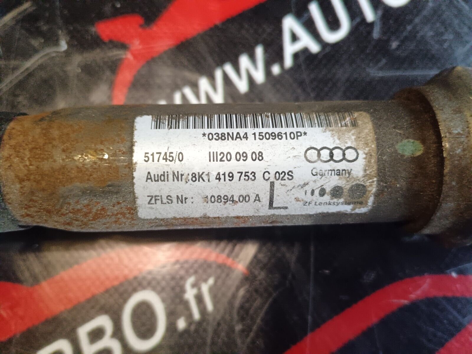 COLONNE DE DIRECTION AUDI A5 REFERENCE: 8K1419753