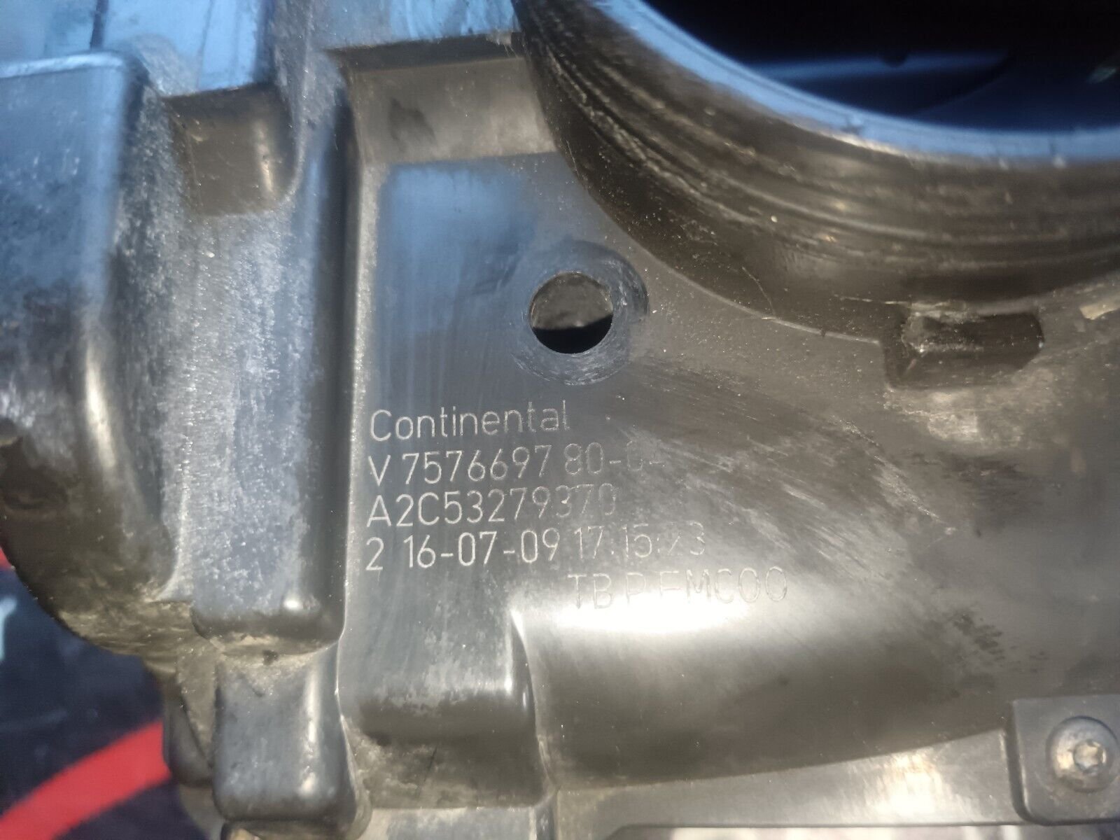 BOITIER PAPILLON CITROEN C4 1.6VTI REFERENCE: 757669780