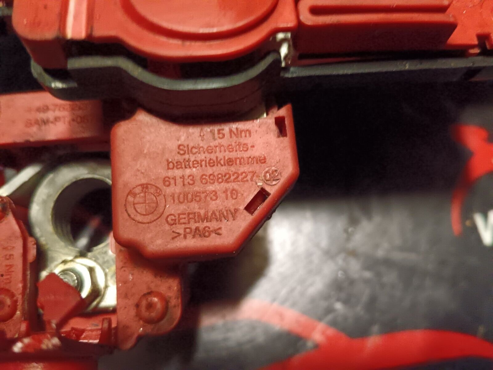 CABLE BATTERIE BMW SERIE 1-3 REFERENCE: 6982227