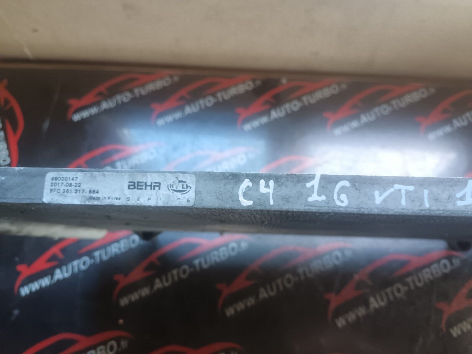 RADIATEUR CLIMATISATION  CITROEN C4 1.6VTI REFERENCE: 99000147