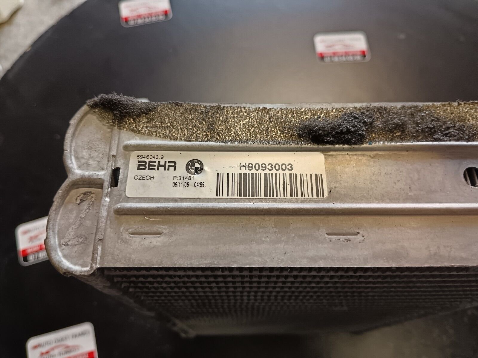 RADIATEUR DE CHAUFFAGE EVAPORATEUR CLIMATISATION BMW E60 REFERENCE: H9093003