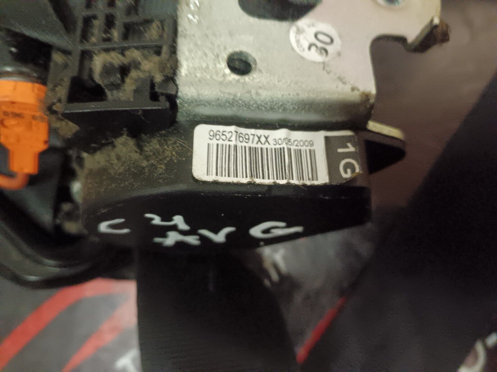 CEINTURE DE SECURITE AVANT GAUCHE CITROEN C4 REFERENCE: 96527697