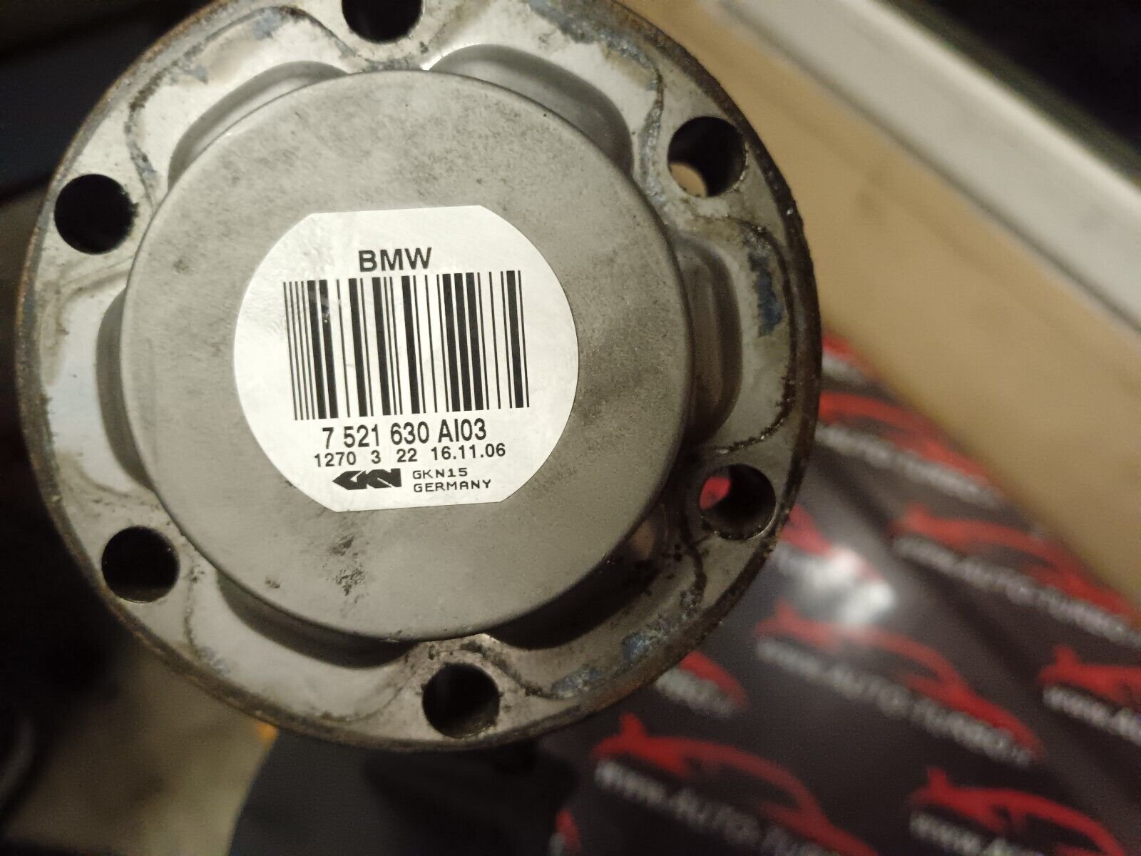 CARDAN ARRIERE GAUCHE  BMW 525 E60 REFERENCE: 7521630AI03