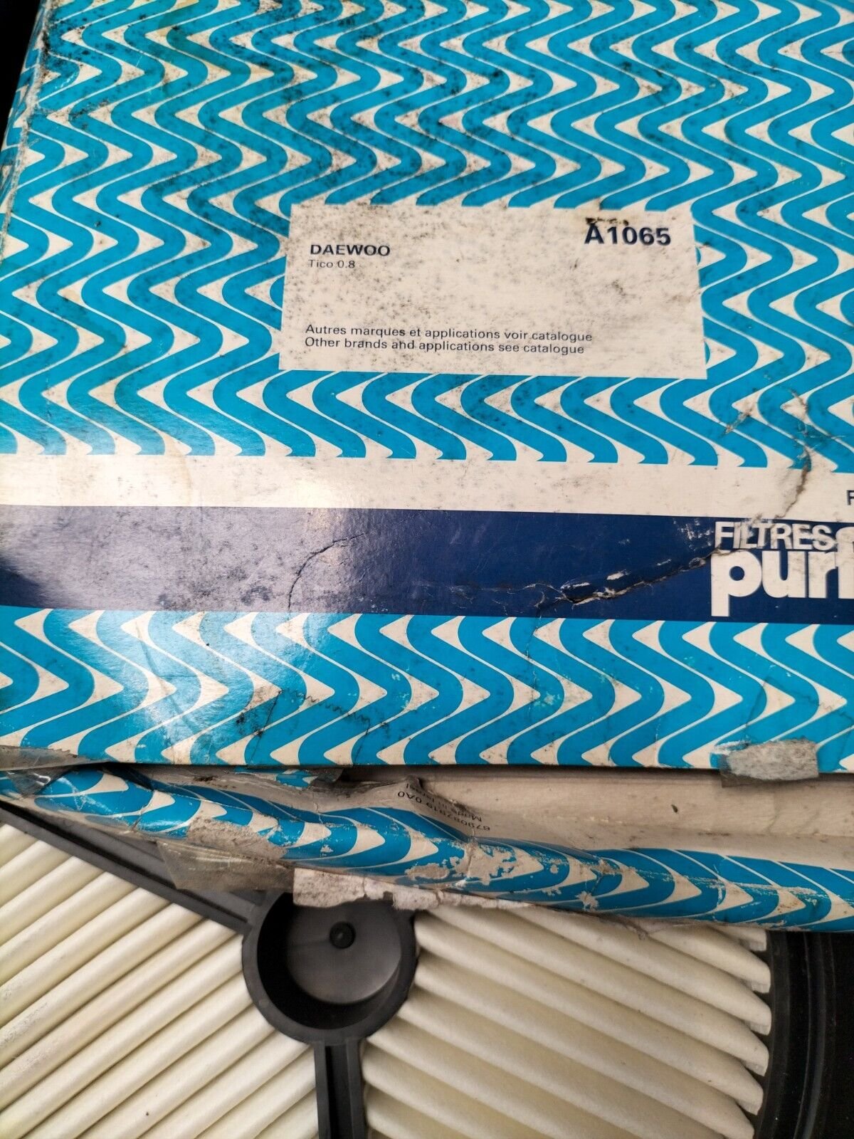 FILTRE A AIR DAEWOO 0.8 I JPN 20F0002 , PURFLUX A1065