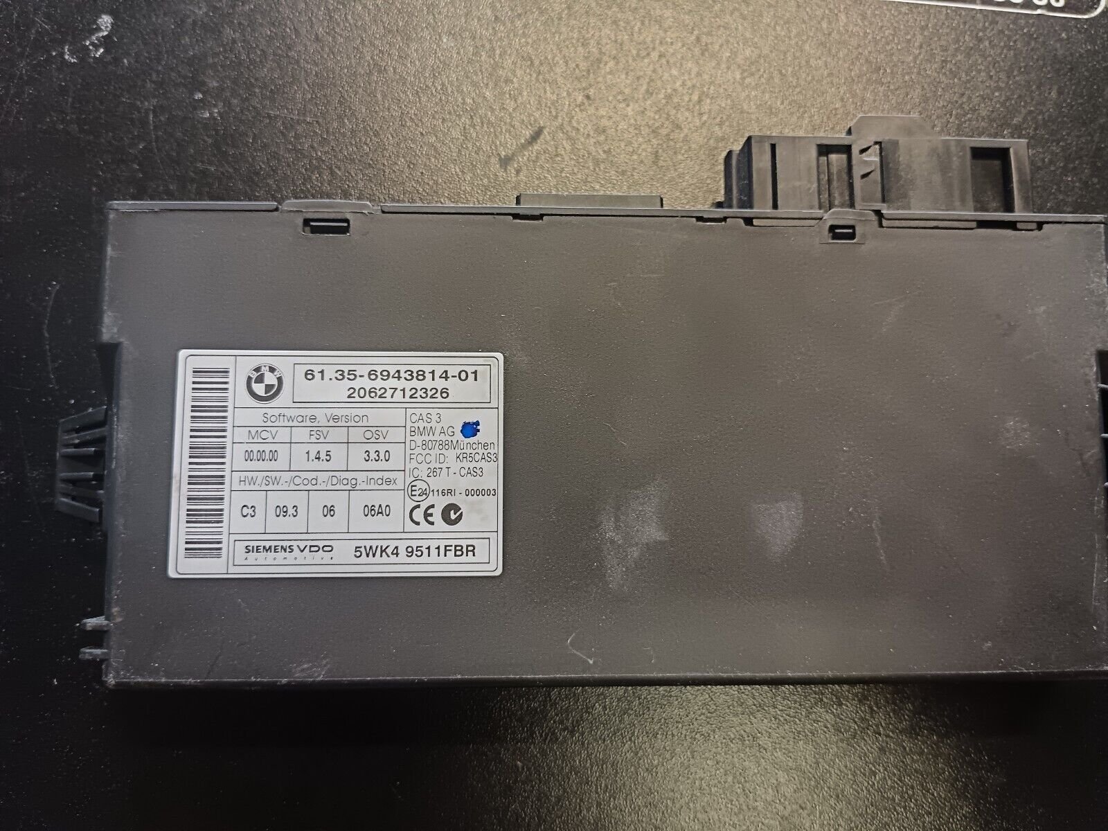 CALCULATEUR BMW E60, SERIE 3 REFERENCE: 61356943814