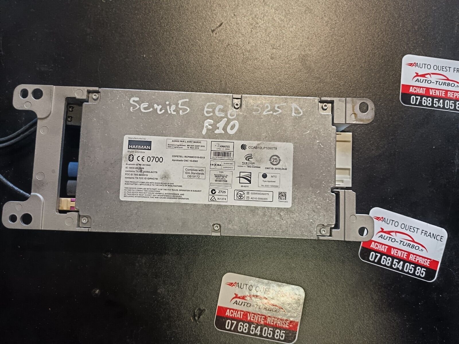 MODULE DE CONTROLE BLUETOOTH HARMAN BMW SERIE 5 F10, X3 REFERENCE: 8410925715101