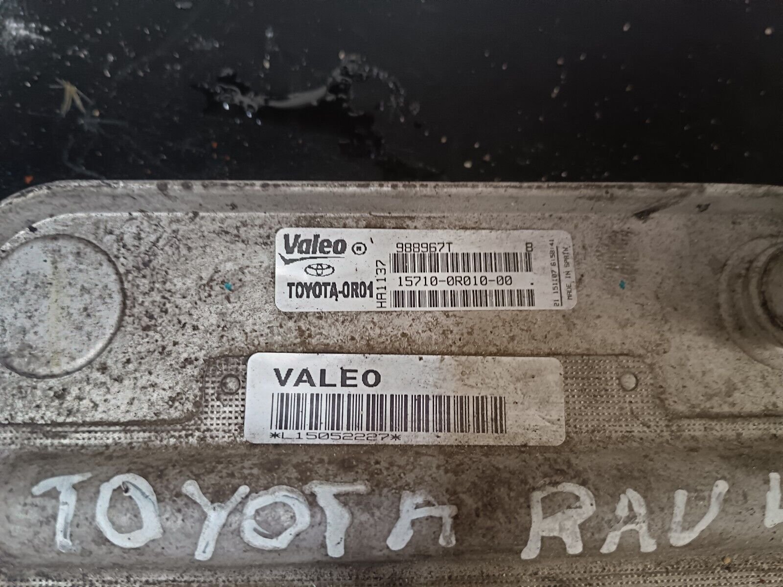 REFROIDISSEUR FILTRE A HUILE TOYOTA RAV4 REFERENCE: 988967T