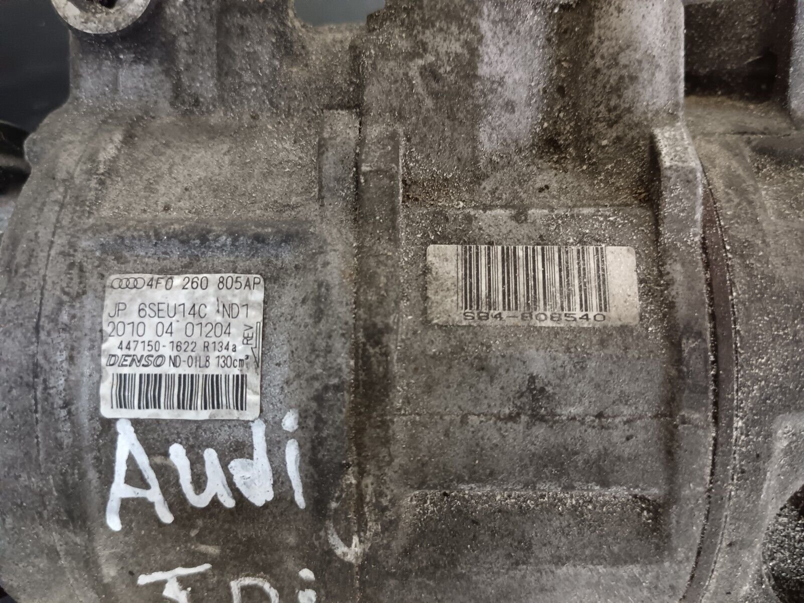 COMPRESSEUR DE CLIMATISATION AUDI SEAT 2.0TDI 170CH REFERENCE: 4F0260805AP