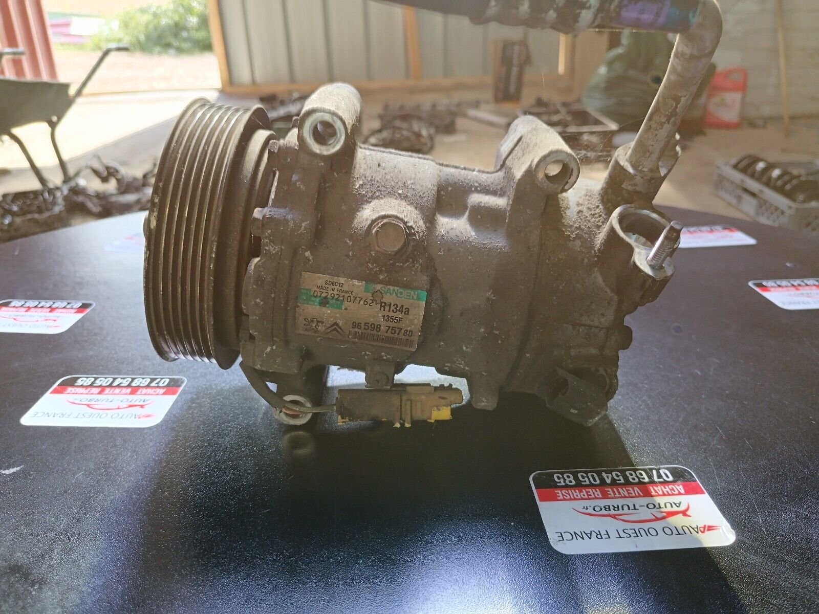 COMPRESSEUR DE CLIMATISATION PSA 308 1.6 HDI REFERENCE: 9659875780