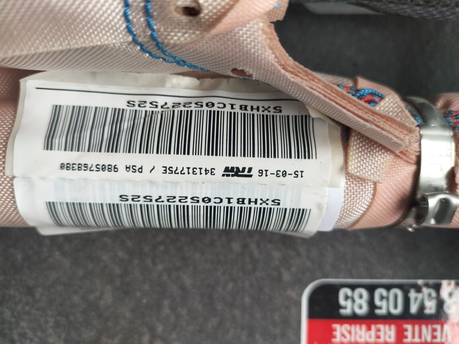 AIRBAG RIDEAU LATERAL DROIT PEUGEOT 308 SW II 2016 9805768380 , 34131775E