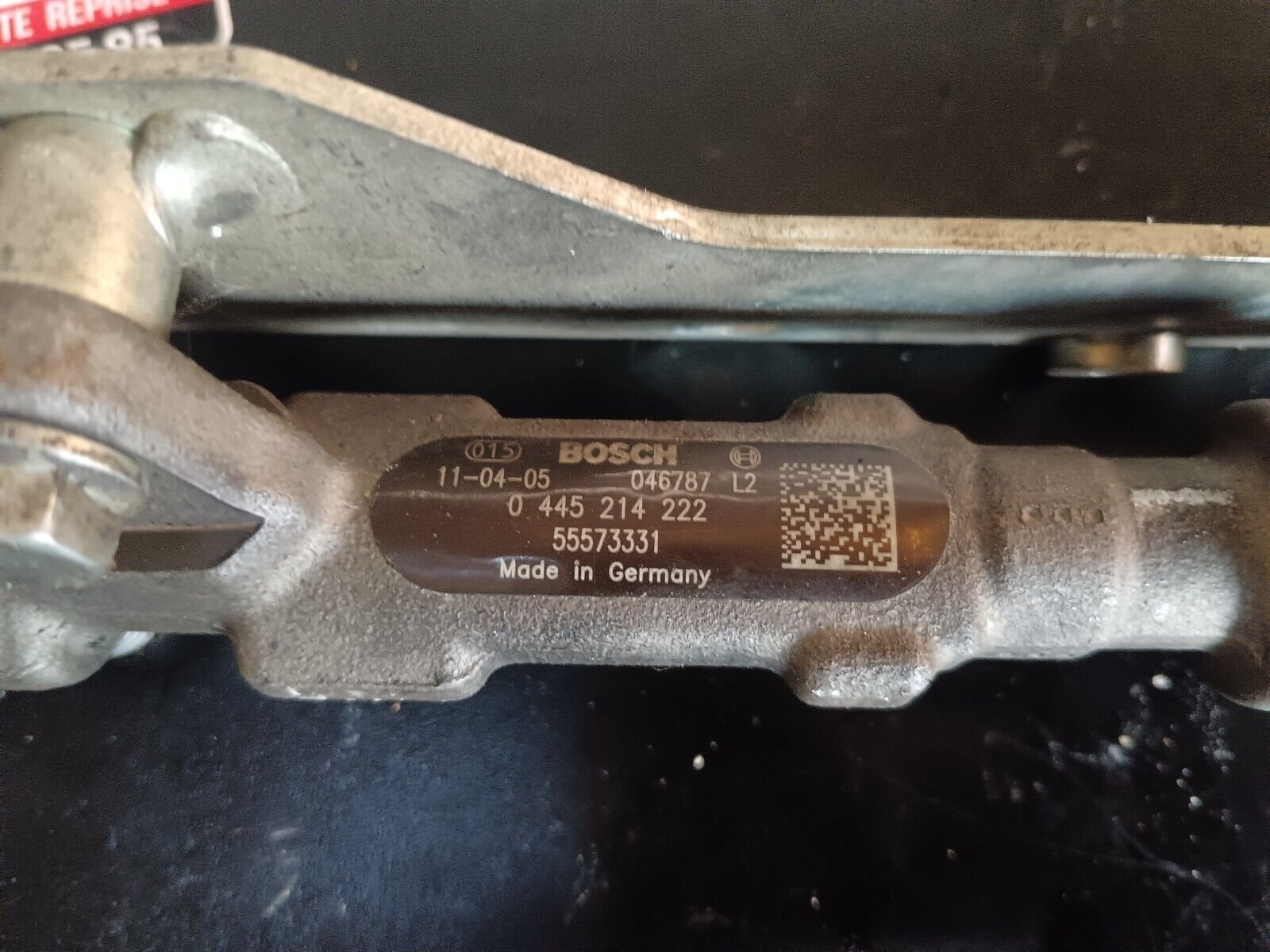 RAMPE INJECTION OPEL  ASTRA 1.3CDTI 95CH REFERENCE: 0445214222