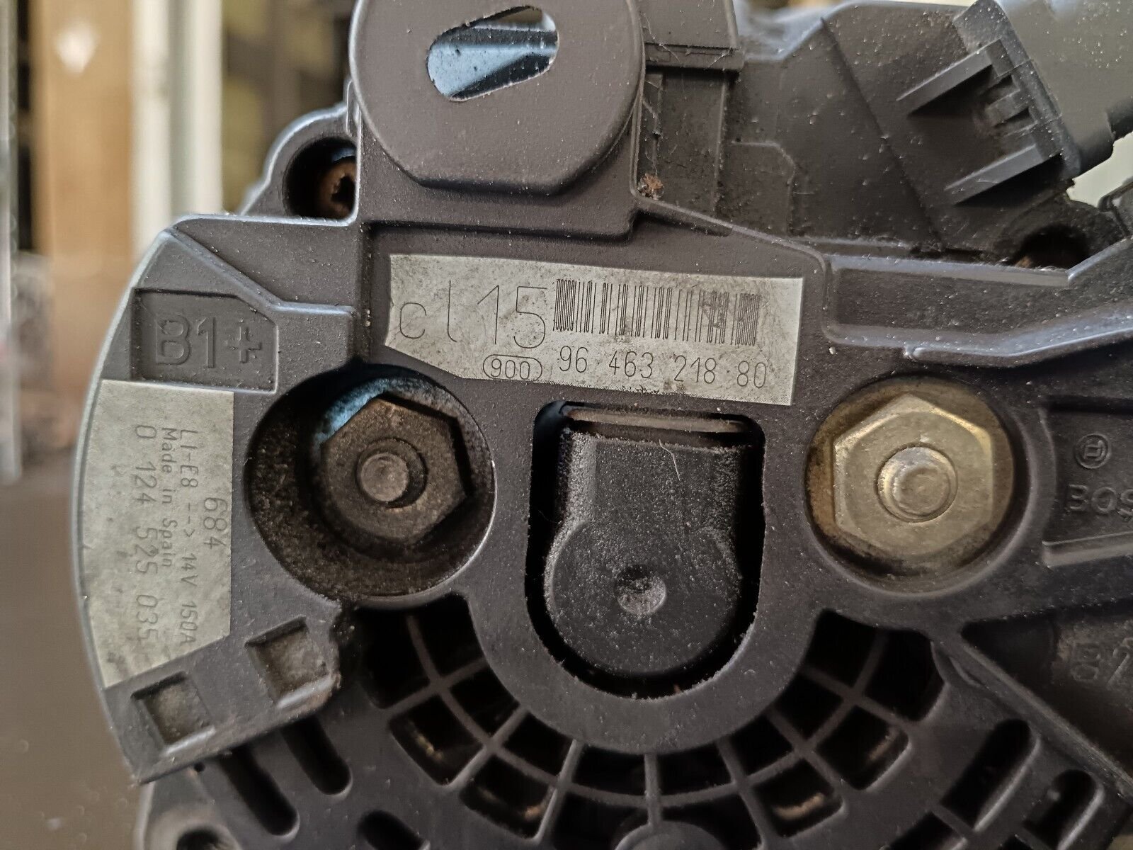 ALTERNATEUR  PSA 1.6 HDI 90 CH REFERENCE: 9646321880