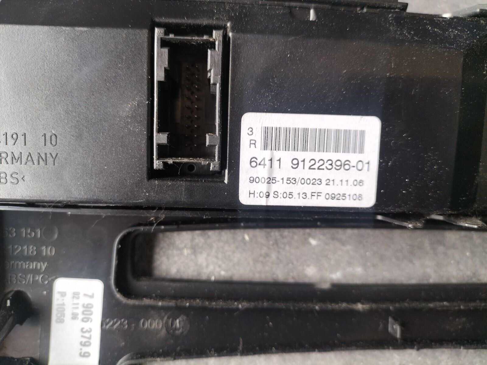 UNITE COMMANDE CLIMATISATION BMW E60 6411 9122396-01