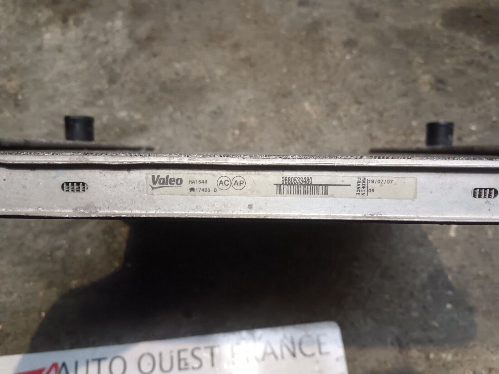 RADIATEUR EAU PSA 1.6HDI REFERENCE: 9680533480