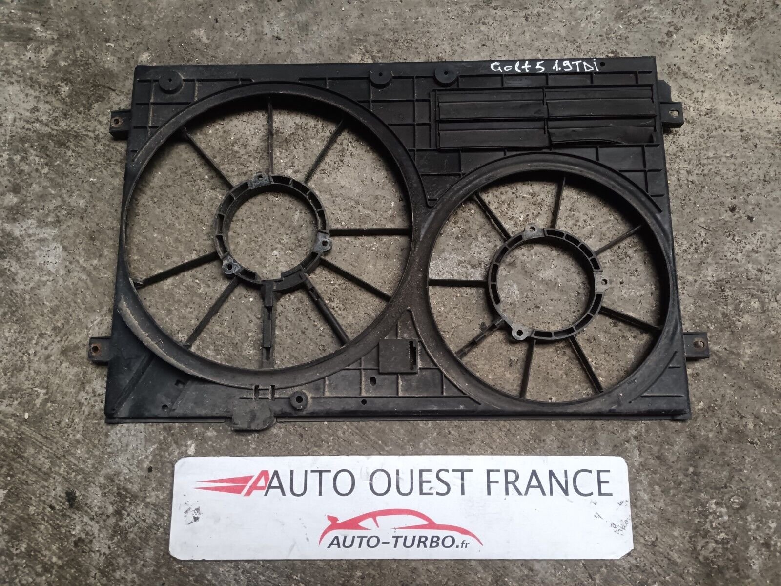 SUPPORT VENTILATEUR VOLKSWAGEN GOLF V 1.9TDI REFERENCE: 1K0121207