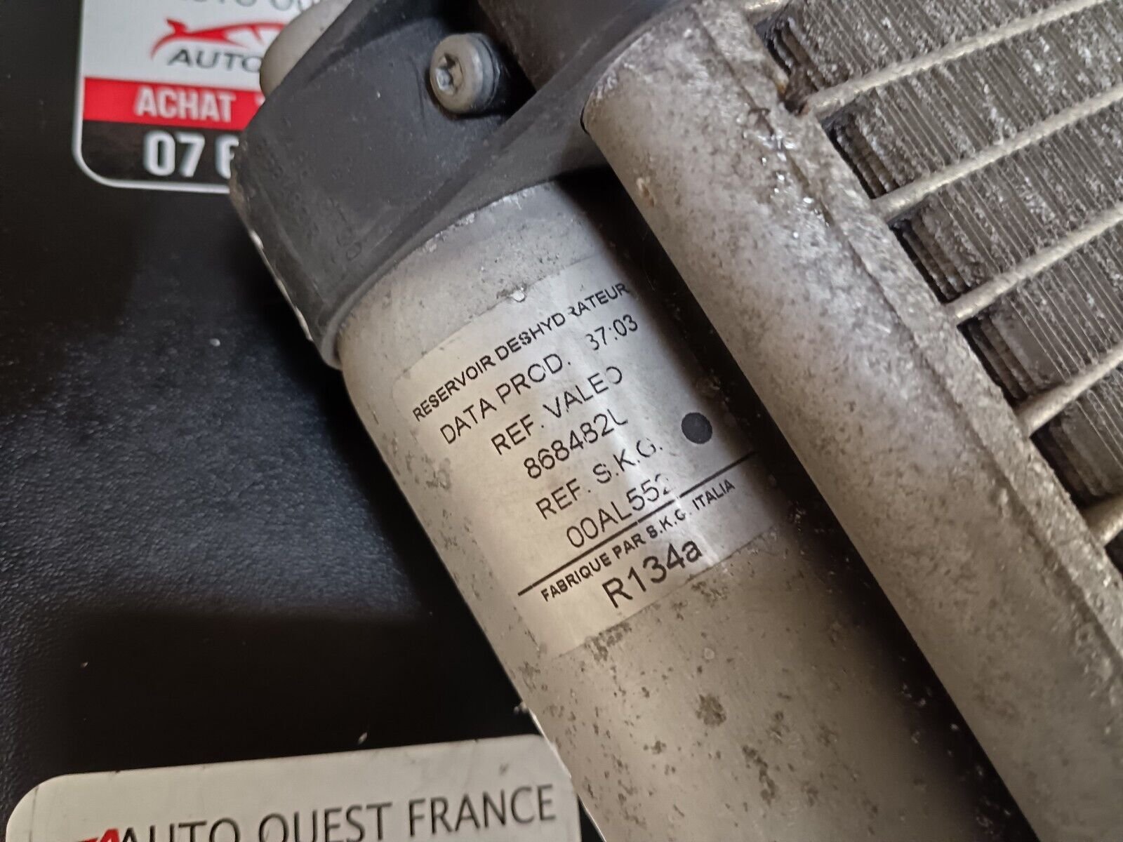 RADIATEUR CLIM PEUGEOT 307cc 2.0L ESSENCE REFERENCE: 00AL552