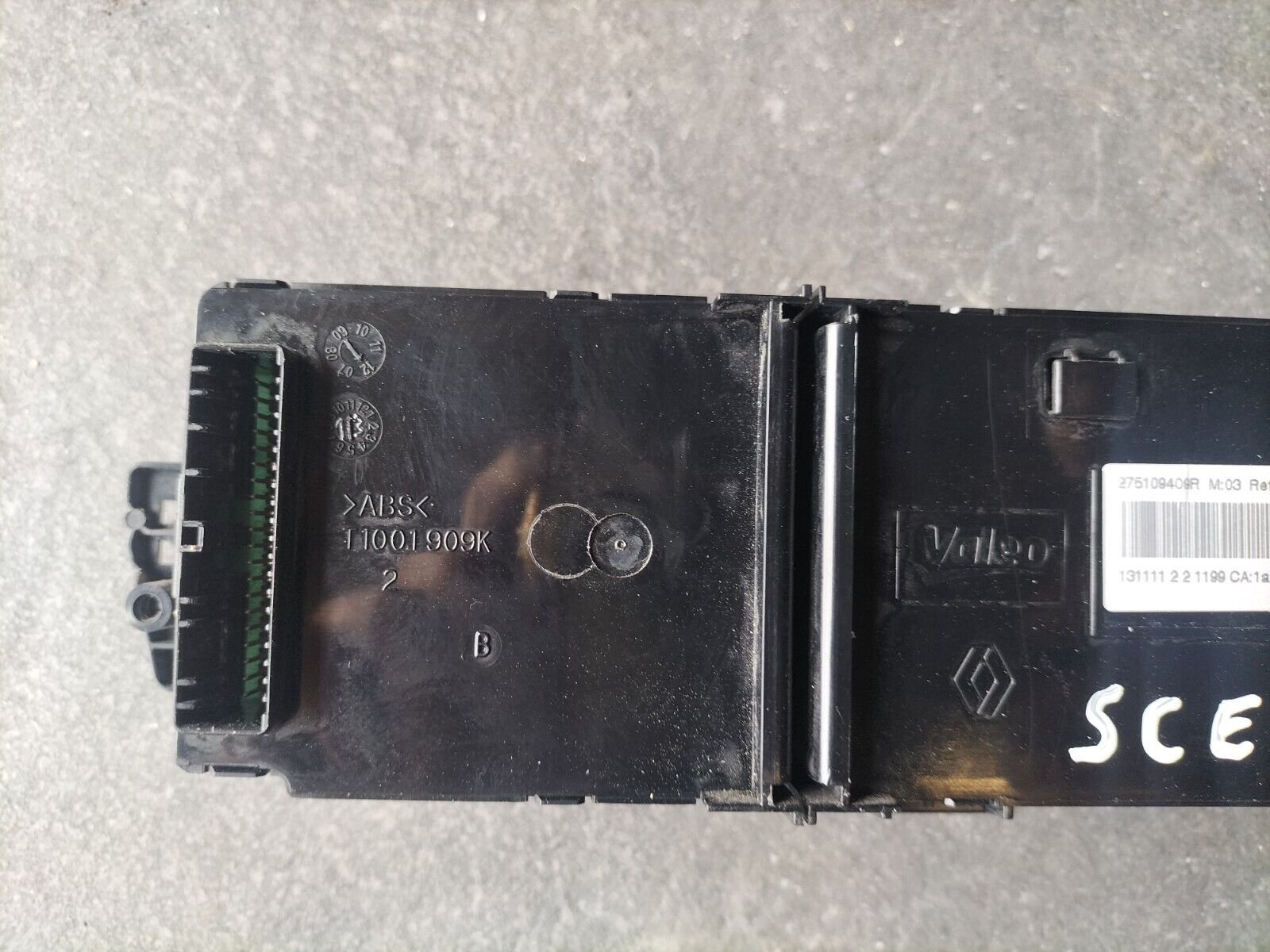 UNITE COMMANDE CLIM/CHAUFFAGE RENAULT SCENIC III 275109409R, E1073945