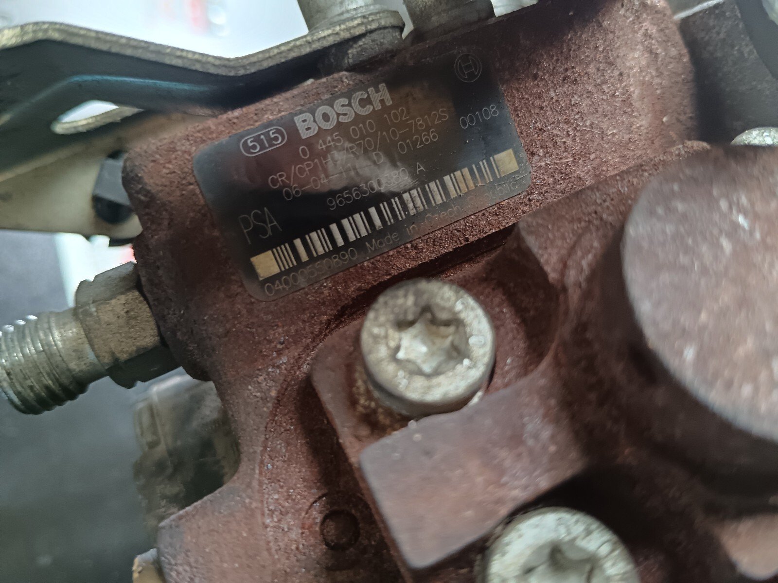 POMPE A INJECTION PSA 1.6HDI 90CH REFERENCE: 9656300380A