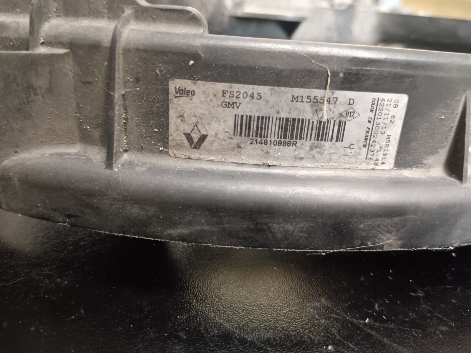 VENTILATEUR MOTEUR RENAULT MEGAN SCENIC REFERENCE: 214810898R