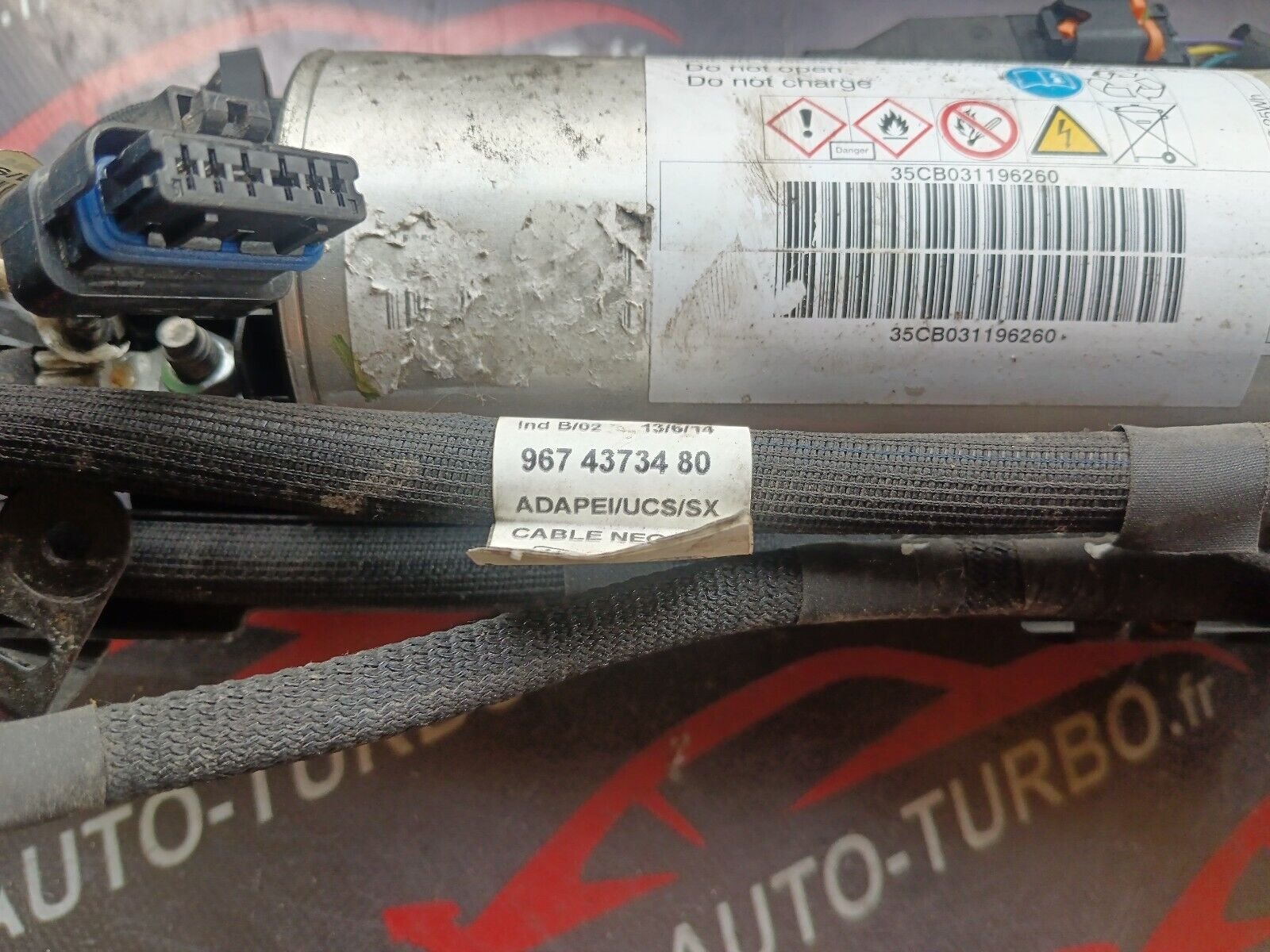 CONDENSATEUR MODULE START STOP PEUGEOT 2008 1.6HDI 110CH REFERENCE: 9801739380