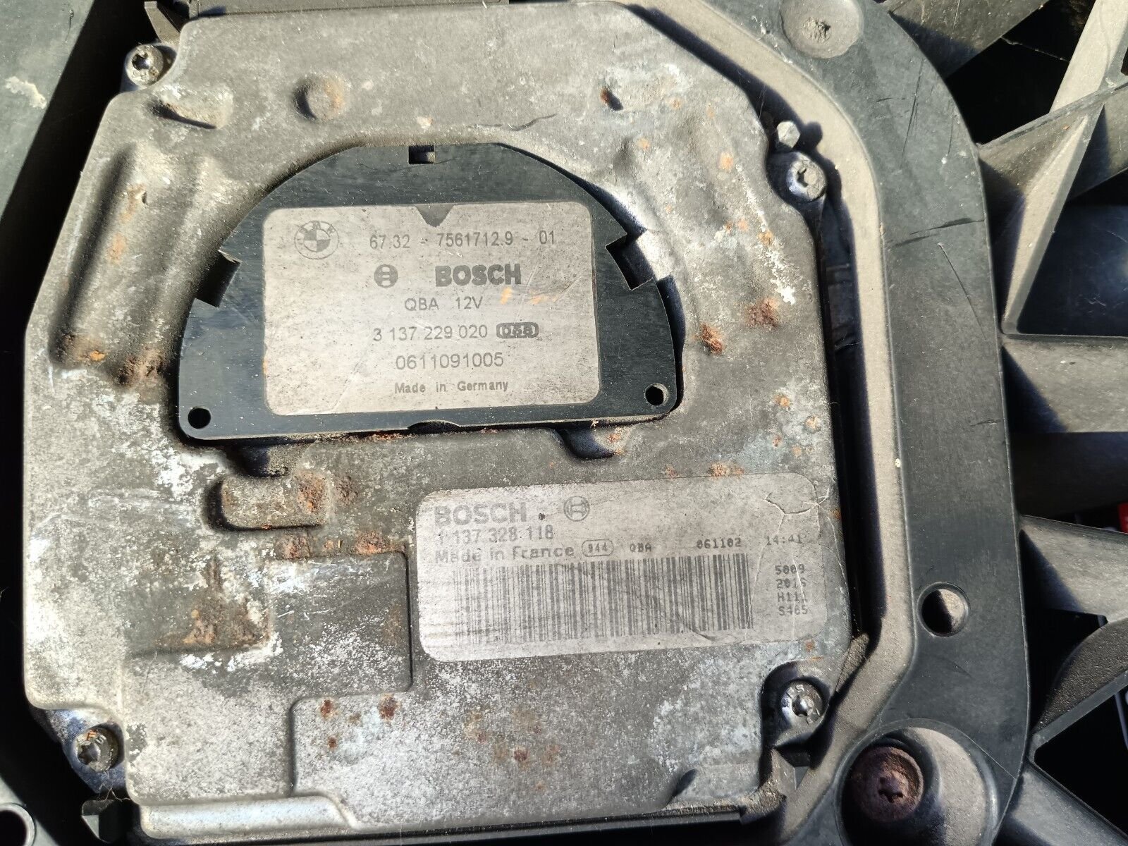 VENTILATEUR MOTEUR BMW 525D E60 REFERENCE: 7561712.9