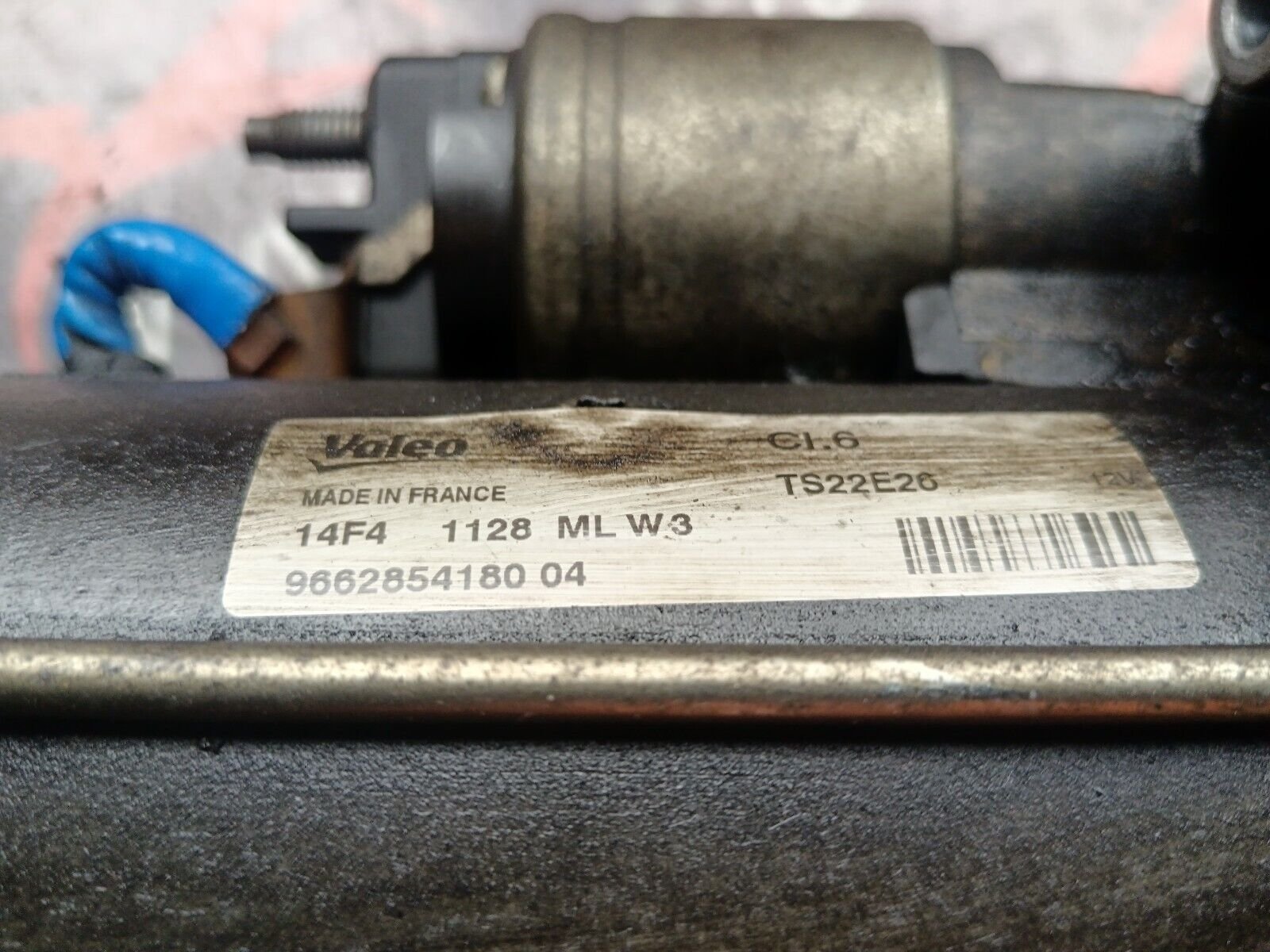 DEMARREUR PEUGEOT 2008 1.6HDI 110CH REFERENCE: 9662854180