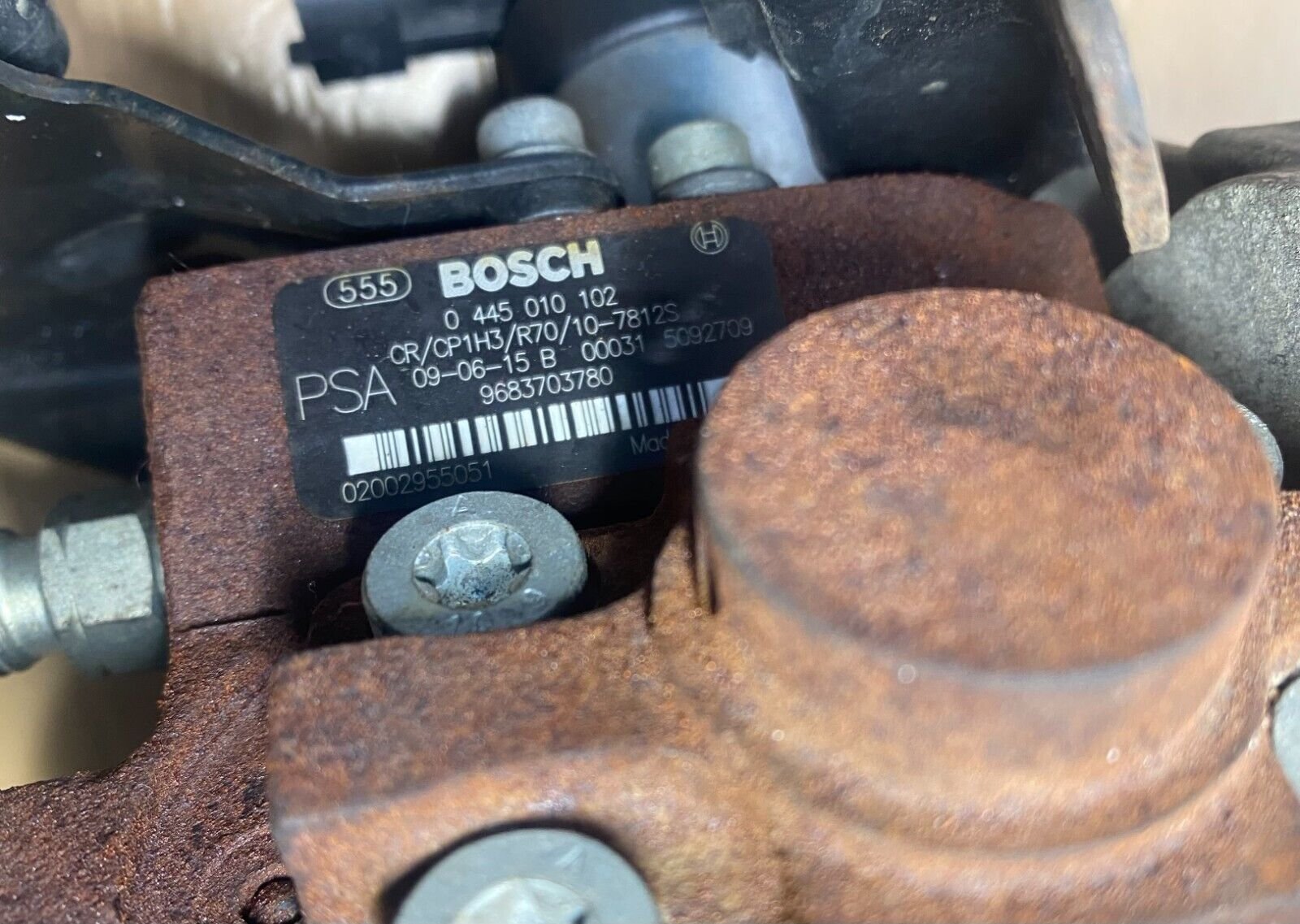 0445010102 / 9683703780 Pompe Injection PEUGEOT CITROEN FORD MINI...1.6 HDI TDCI