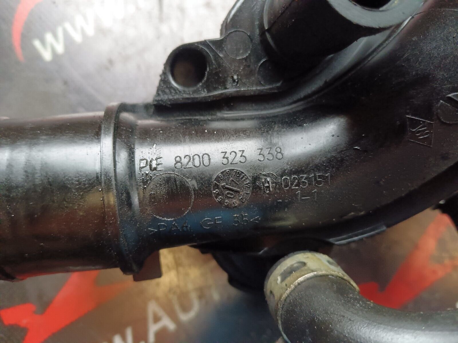 DURIT TUYAU D'AIR ADMISSION RENAULT 1.5DCI 86CH REFERENCE:8200323338