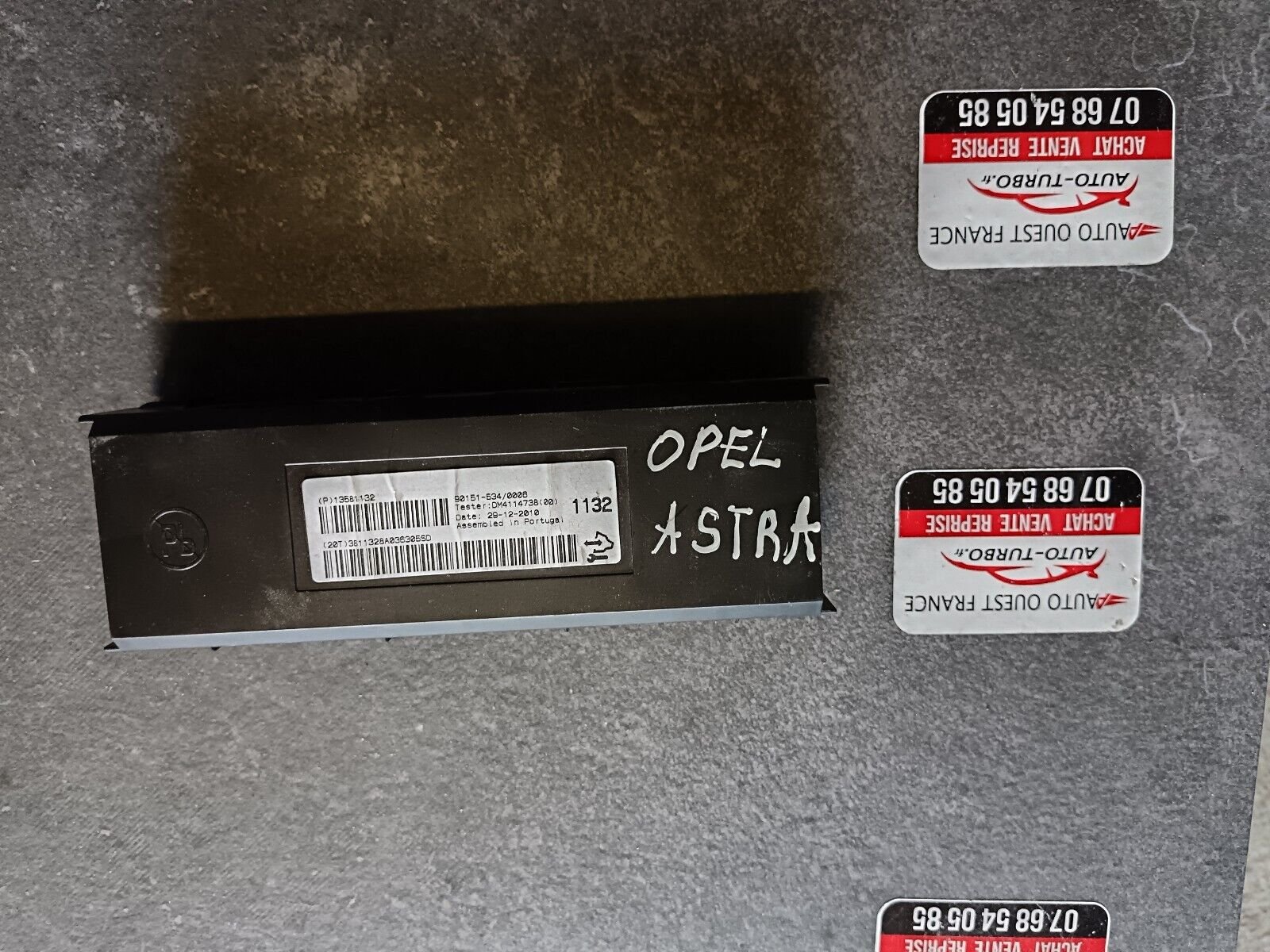 BOITIER DE COMMANDE CLIMATISATION OPEL ASTRA J REFERENCE: 901515340006