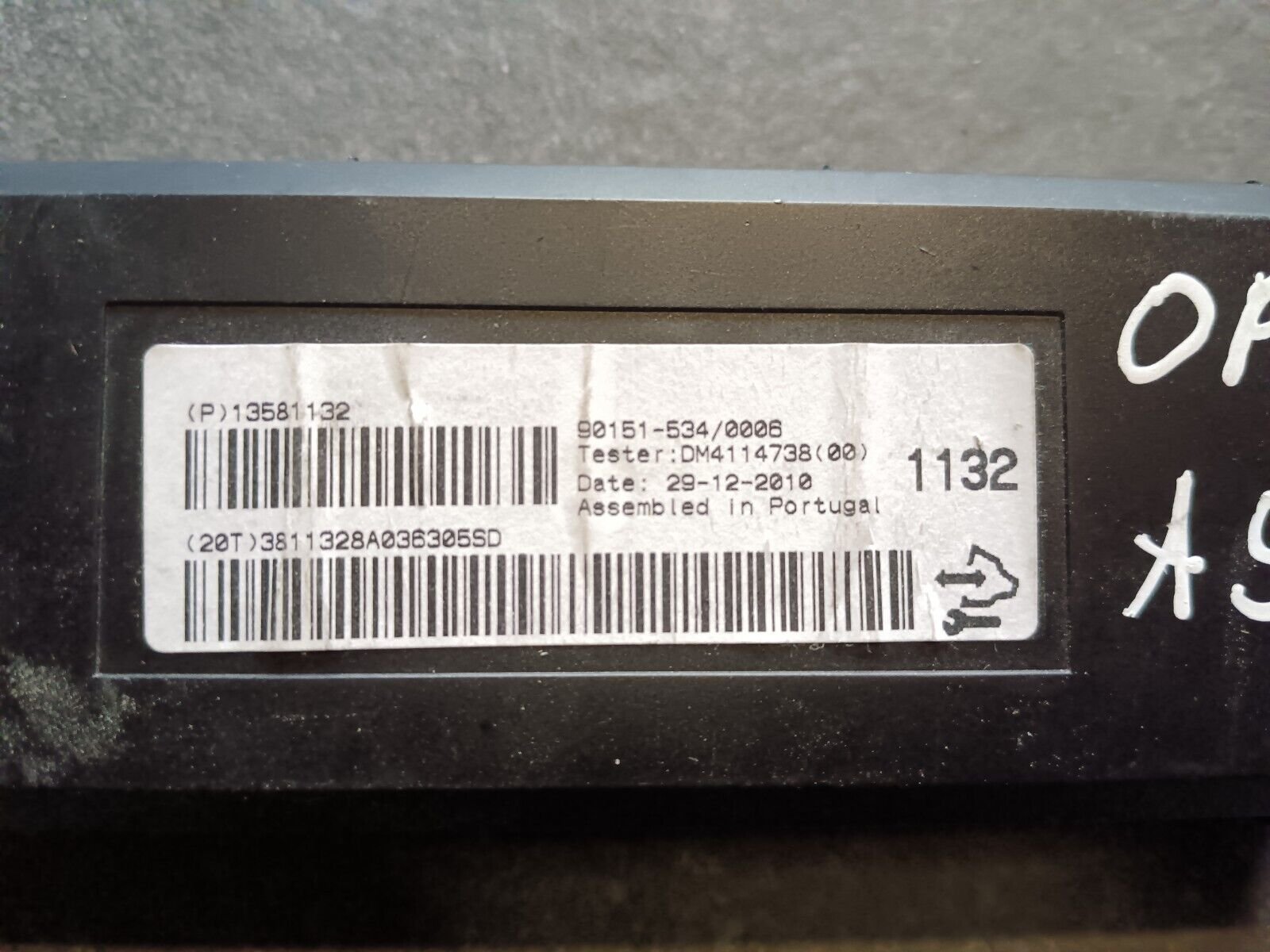 BOITIER DE COMMANDE CLIMATISATION OPEL ASTRA J REFERENCE: 901515340006