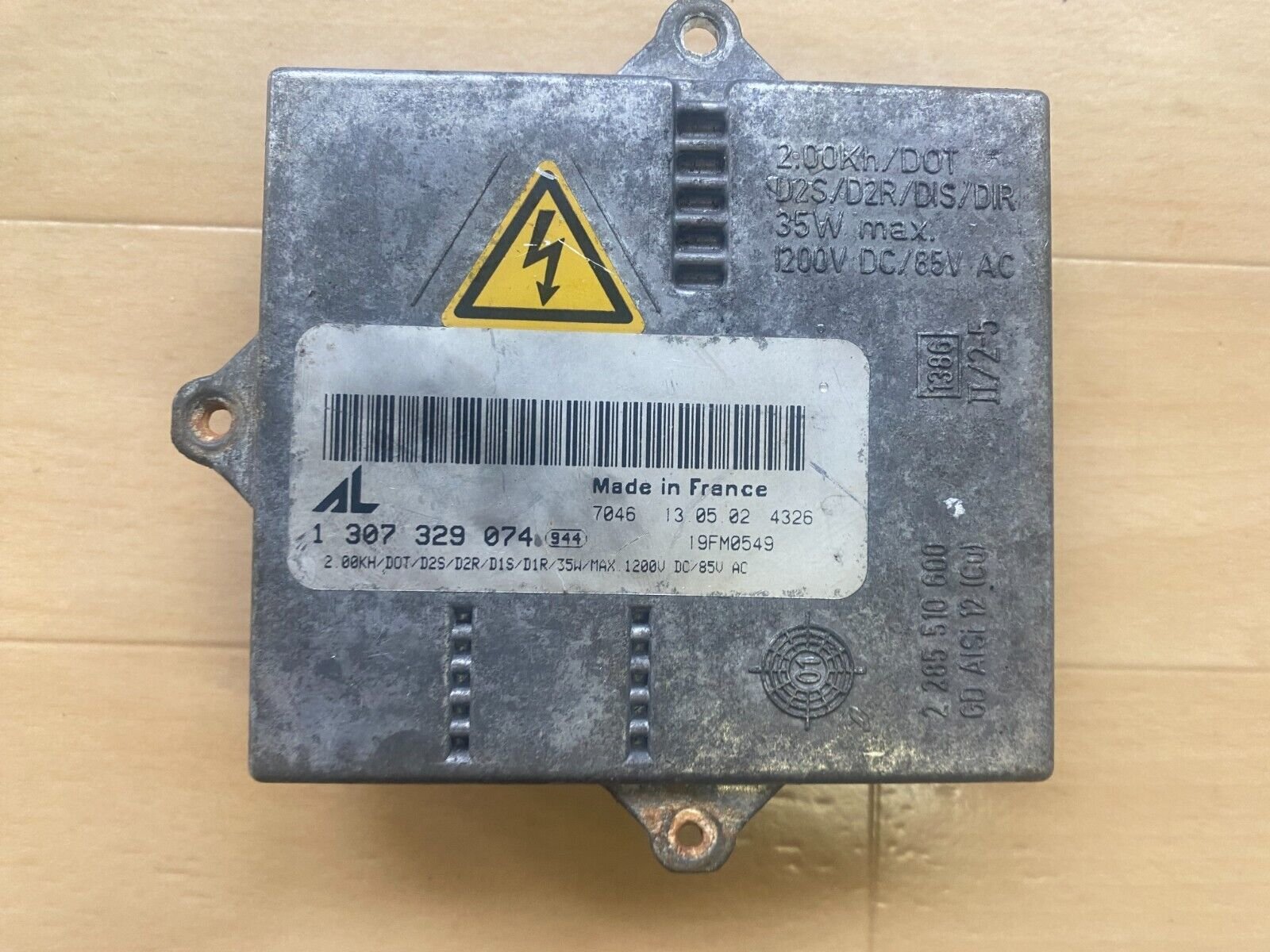1307329074 AUDI Module d'unité de commande de phare à ballast au xénon