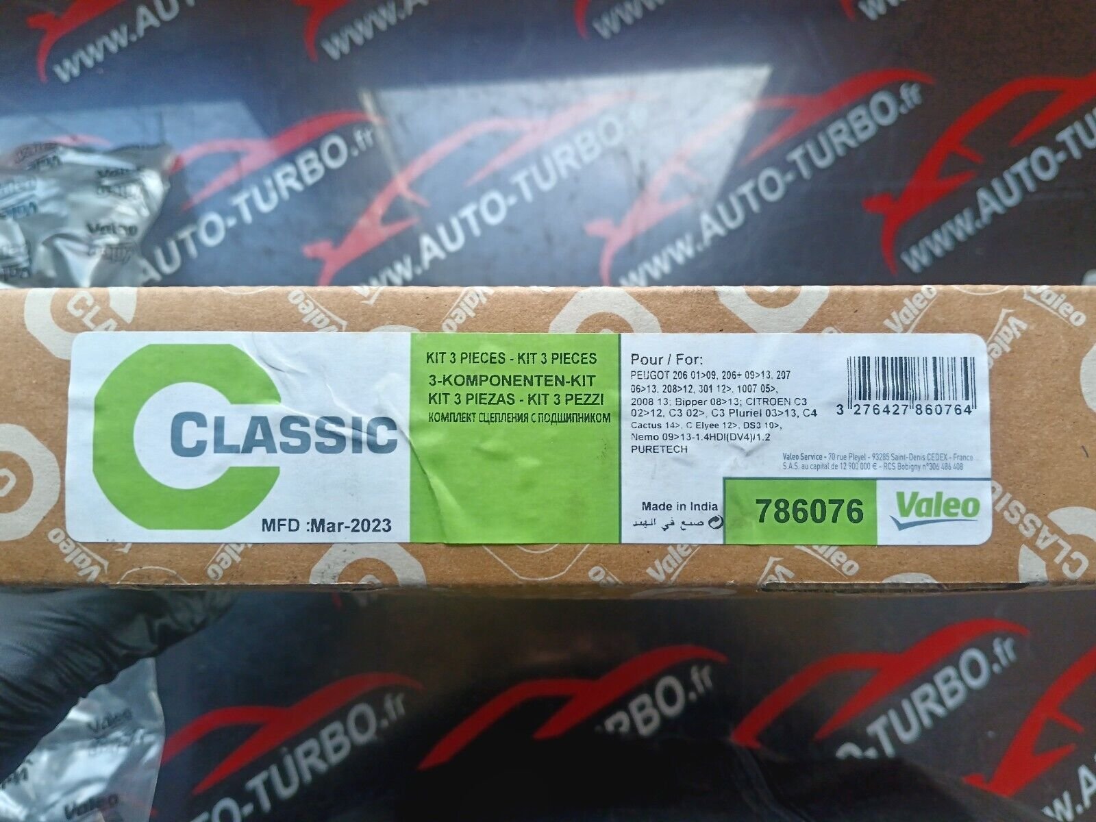 KIT D'EMBRAYAGE PSA REFERENCE: 786076