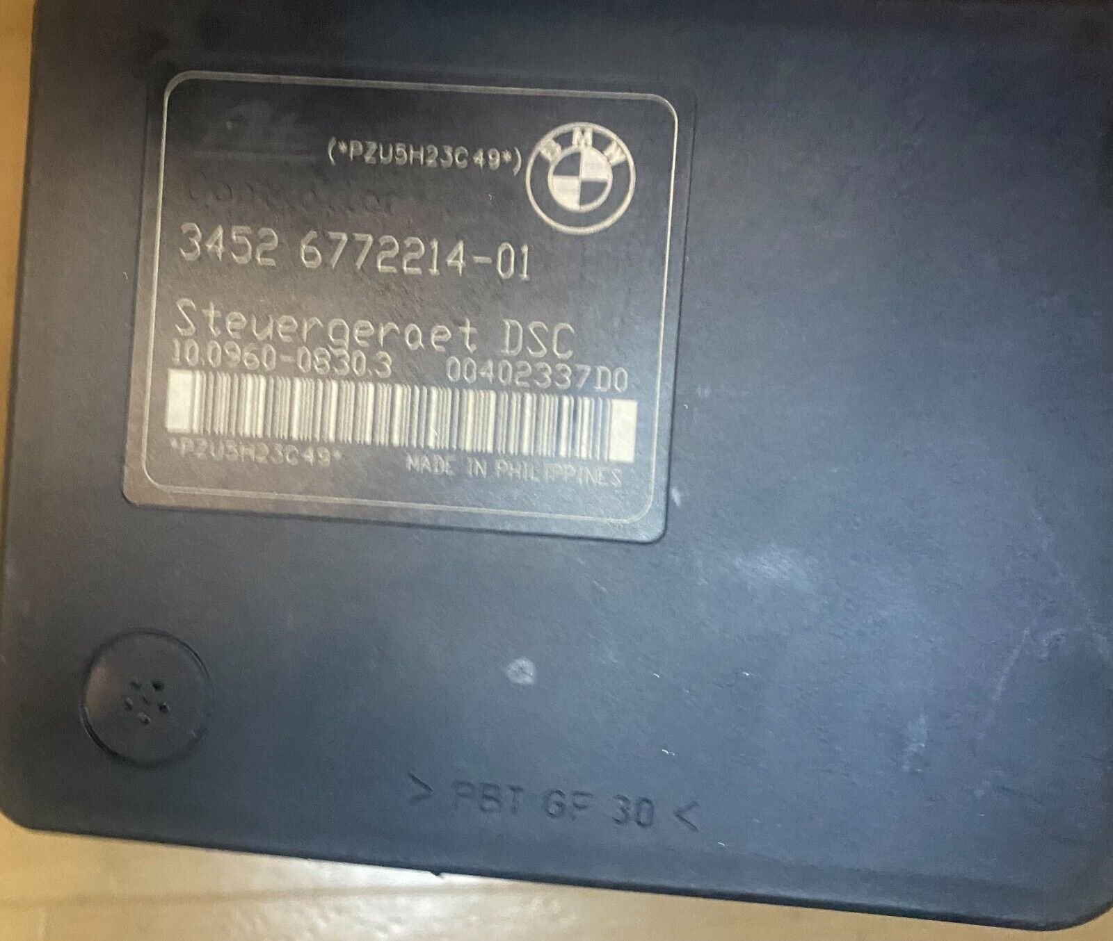 34516772213 01 34526772214 BMW 318 d 122CV ABS pompe bloc hydraulique BLOCK ABS