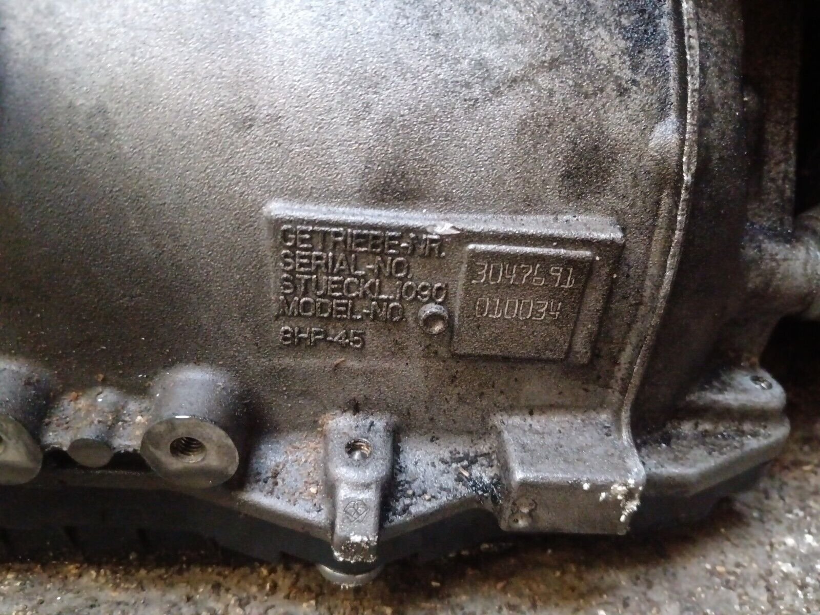 BOITE DE VITESSES BMW SERIE 5 520D F10 8HP-45 REFERENCE: 1090401342