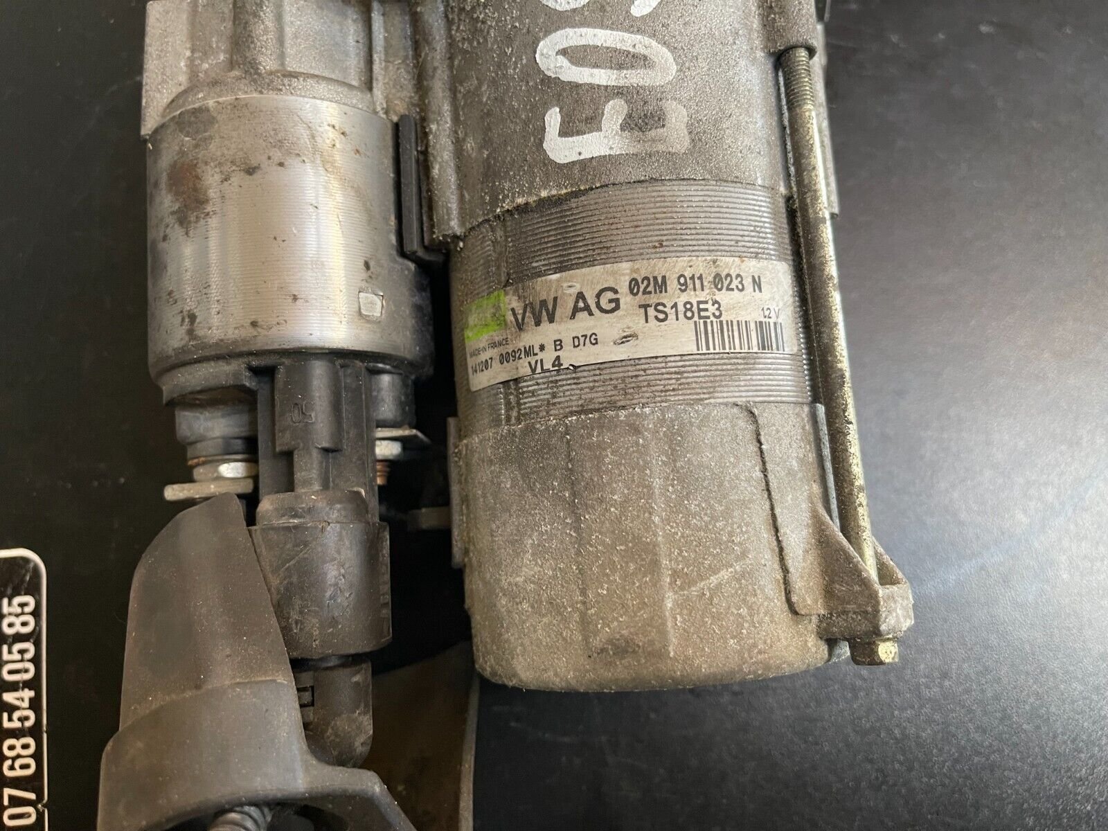 DEMARREUR VOLKSWAGEN EOS REFERENCE: 02M911023N