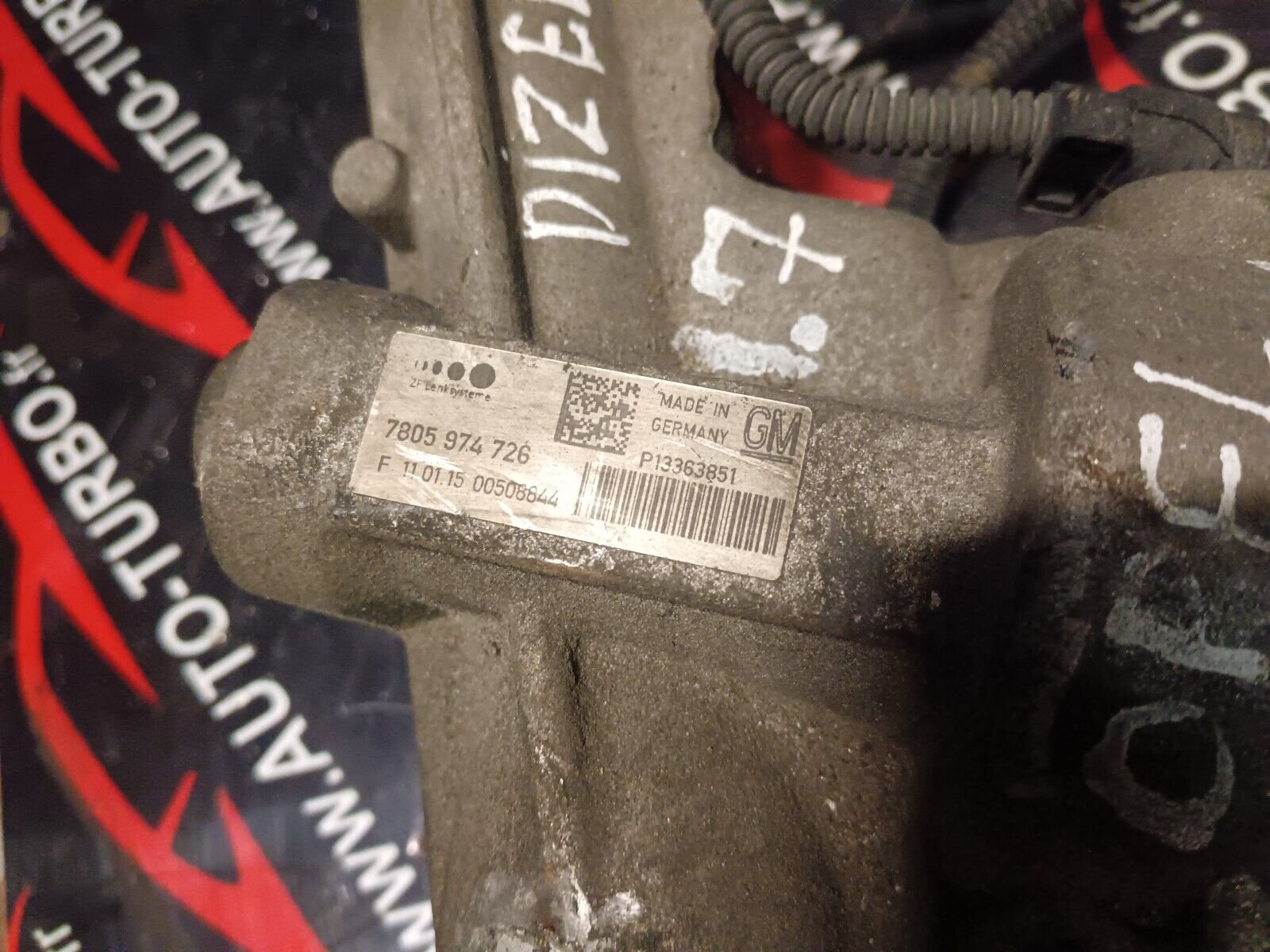 CREMAILLERE DE DIRECTION ASSISTE OPEL ASTRA J 1.7CDTI REFERENCE: 7805974726